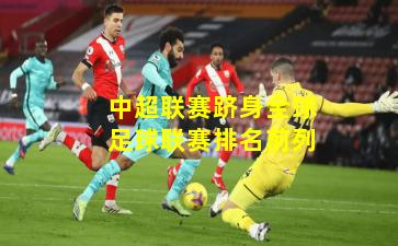 中超联赛跻身全球足球联赛排名前列
